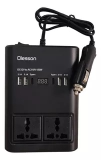 Convertidor inversor de doble voltaje para carro bus camión 150 W 4 USB 12 V 24 V 110 V - Imagen 6