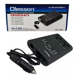 Convertidor inversor de doble voltaje para carro bus camión 150 W 4 USB 12 V 24 V 110 V - Imagen 8