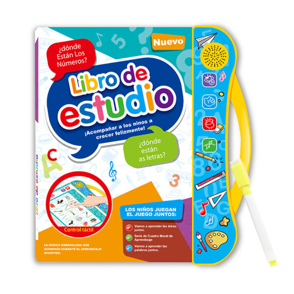 Libro Didáctico Interactivo Aprendizaje Bilingüe Para Niños y Niñas