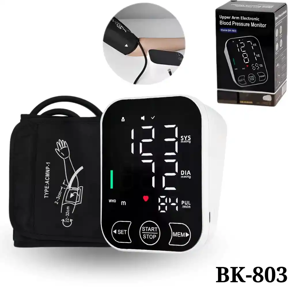 Monitor Digital de Presión Arterial Tensiometro Brazo Automático – Cuidado de la Salud