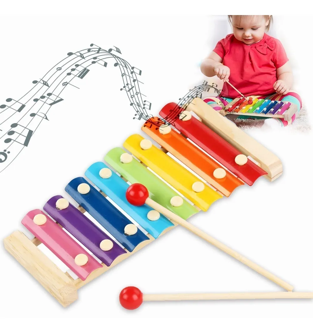 Xilófono Para Niños Juguete De Aprendizaje Musical 8 Tonos Para NEE – Talento Educación Especial