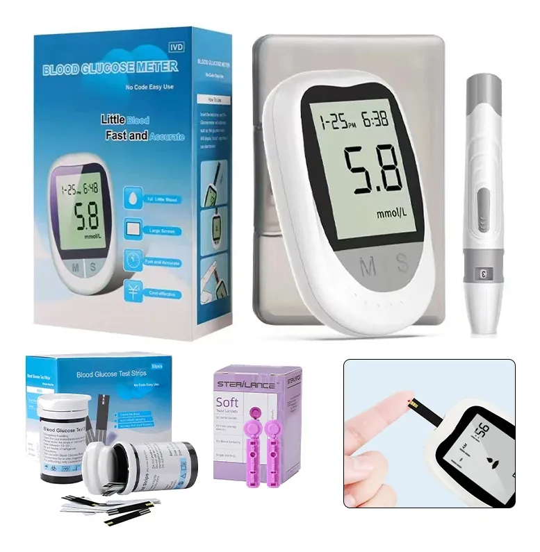 Combo Salud # 3 Tensiometro Digital Brazo + Glucometro Digital 50 Tiras 50 lancetas + Oxímetro Oxigeno en Sangre