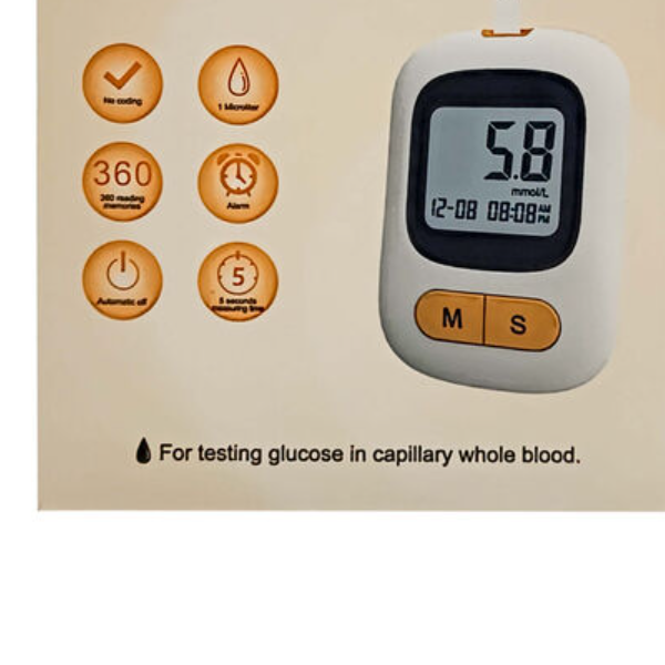 Glucómetro Kit Completo – Medidor de Glucosa en Sangre Confiable con Pluma y 50 Lancetas para Uso en Casa - Imagen 6