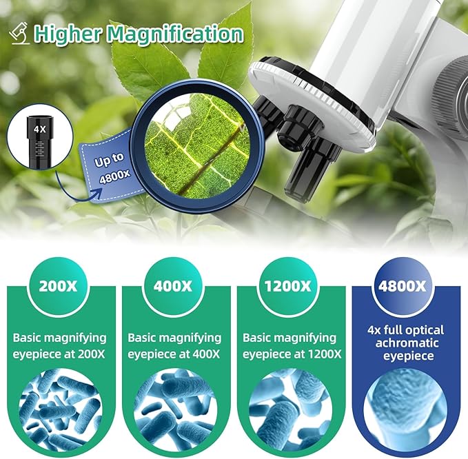 Microscopio Digital para Habilidades NEE y Exploración Educativa - Imagen 9