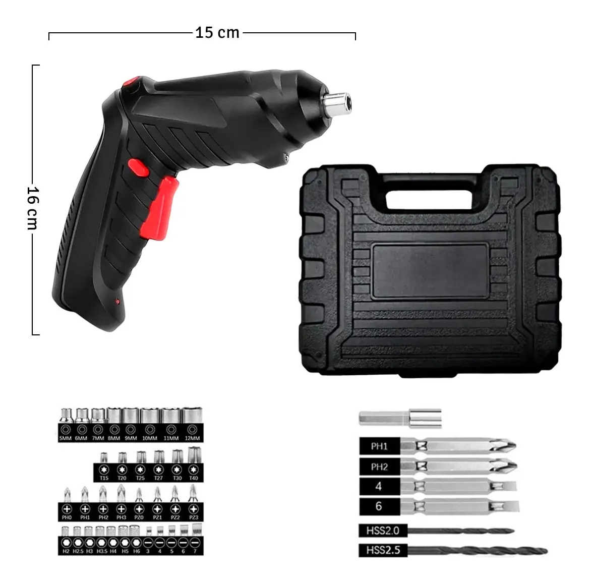 Atornillador Eléctrico F14261 para Maestría Motriz y Autonomía NEE - Multi Uso Inalámbrico Recargable - Imagen 3